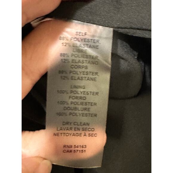 Vince Camuto Ruffle Detail One-Shoulder High-Low Gown Black Size 12 NWT Elegant - Picture 14 of 14